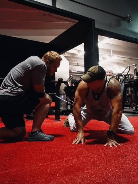 Athlete training at Rapid Recovery